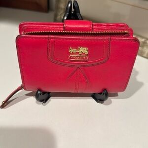 Red Leather Coach